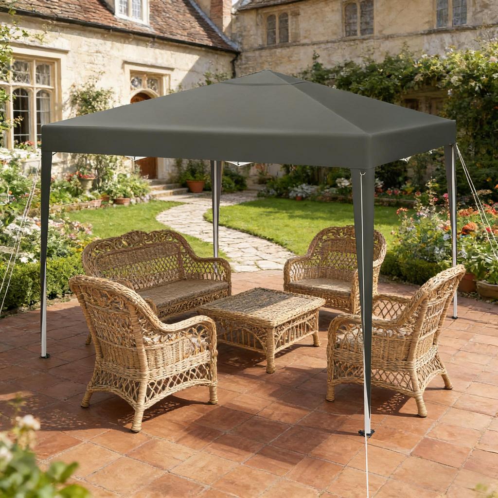Modern Pop Up Roof Tent, Gazebo for Parties with Carrying Bag, Portable Gazebo, for Outdoor(only with Gazebo)