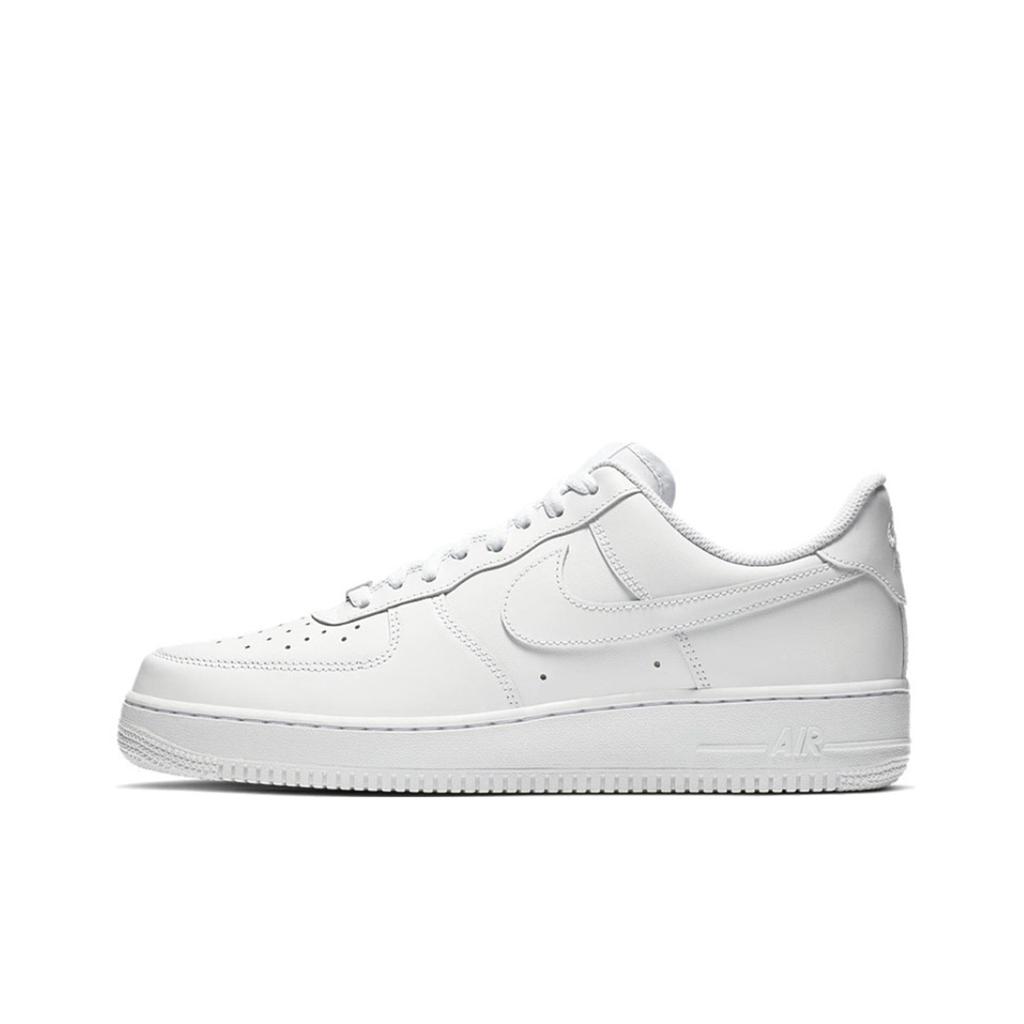 Nike Air Force 1 Slip Resistant Cushioning Low Top Skateboard Shoes Women's White DD8959-100(Team-S-BOX)-Random Packaging Bags