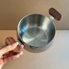 Multi-purpose 304 Stainless Steel Noodle and Baby Food Pot, Small Milk and Soup Pot with Steamer