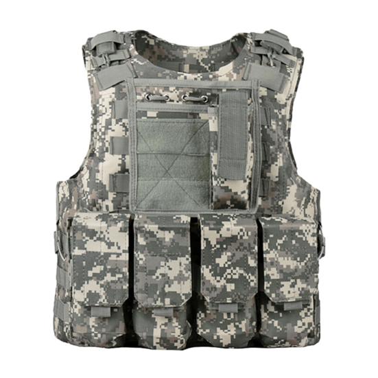 Tactisch Vest voor Kinderen Multi-Pocket Verstelbaar Canvas Vest Outdoor Gevechtsvest voor Jongens Meisjes Rollenspel Jachtspel