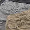 Versatile Solid Color Workwear Casual Pants Summer Loose Straight Leg Cropped Pants Men's Pants