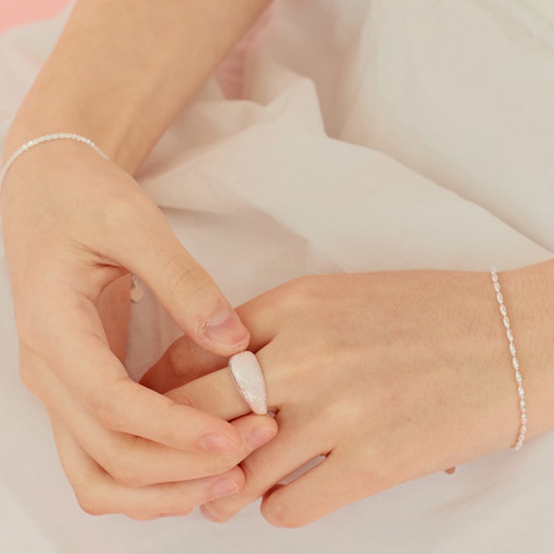 Murmur [925silver]Sparkling Bold Ring