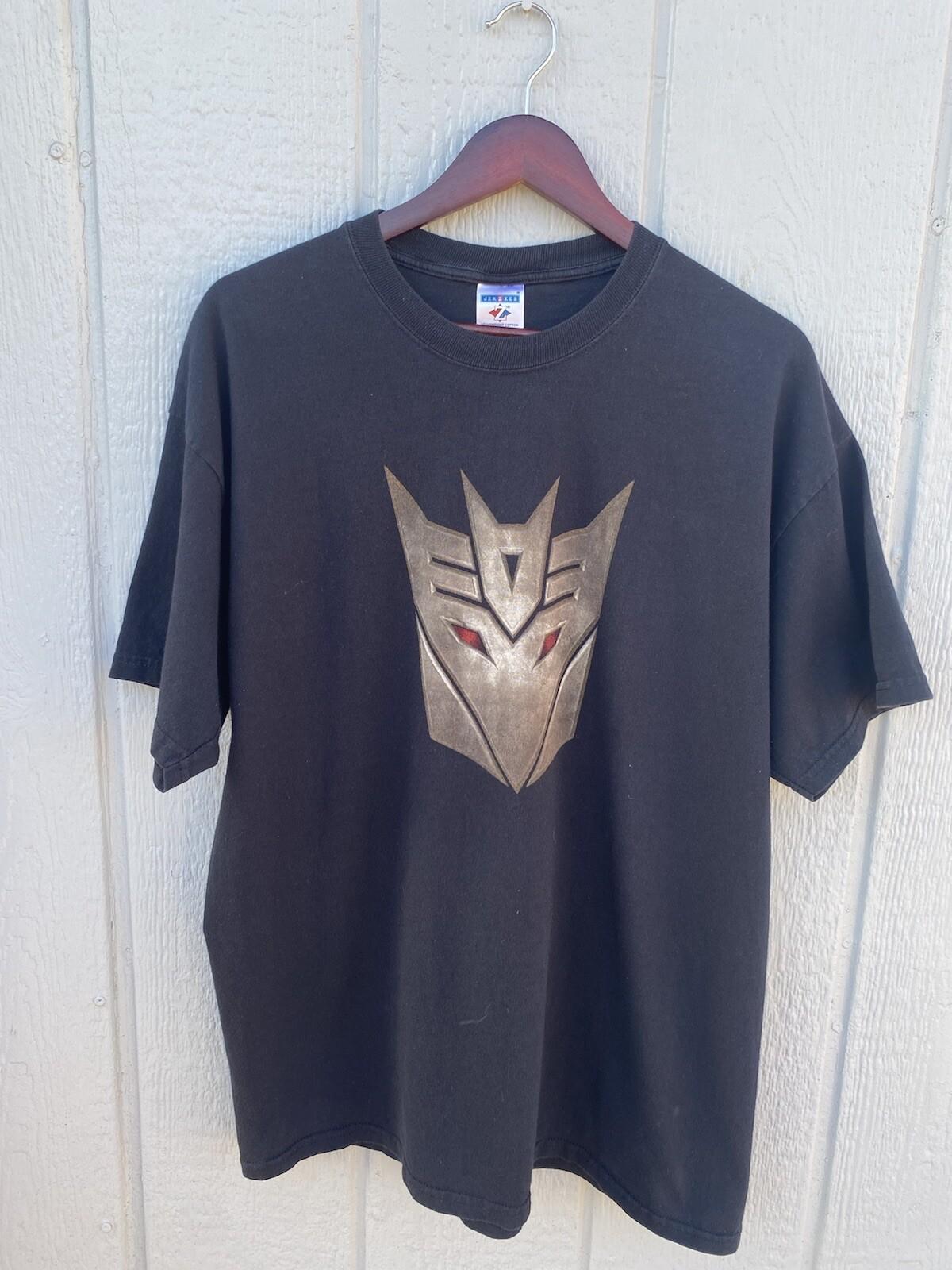 Vintage 2000s Transformers Movie Promo Xl Black Shirt Unisex T-Shirt L
