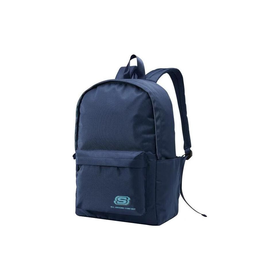 Skechers Simple Versatile Printed Sports Zipper Large Capacity Student Campus Outdoor Wrinkle-Resistant Fabric Backpack Unisex Backpack L122U183-002Z