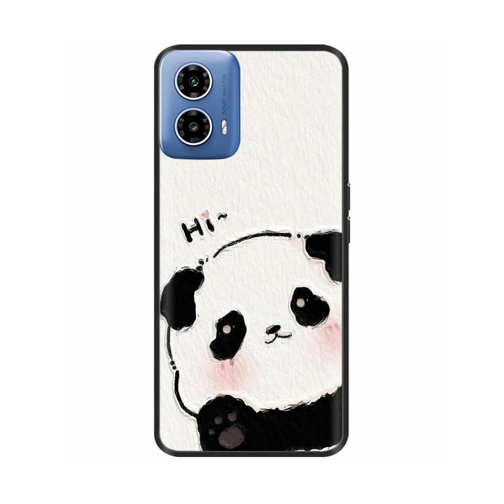 For Moto G34 5G Case Cover For Motorola Moto G34 Case motoG34 Soft Liquid Silicone Cartoon Phone Shell Protection Back Covers
