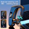 K28 Wireless Earphones Single Ear LED Digital Display Bluetooth 5.4 Headphones HIFI Noise Reduction Lightweight Design