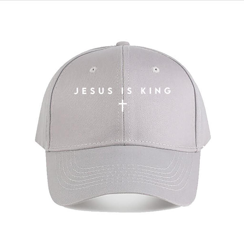 Jesus Is King Cross Christian Baseball Cap Fashion Unisex Sunhat Womens Outdoor Sports
