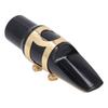 2 Sets Black And Golden Alto Saxophone Mouthpiece  For Alto Saxophone Beginners
