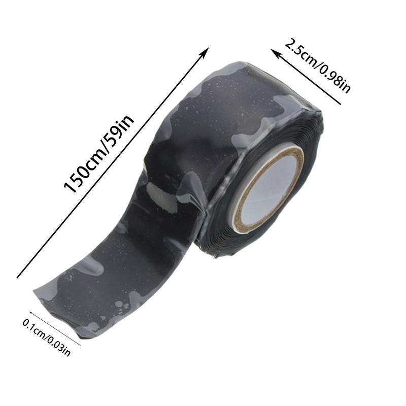 Silicone Tape For Pipe Leaks Weatherproof Self-Fusing Sealing Tape Insulating Silicone Grip Tape 1 Inch X 5 Ft Rubber Tape For
