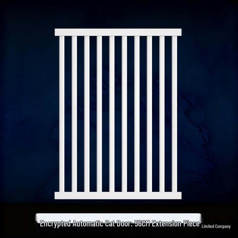 Cat Door Barrier: Auto-Close Pet Gate for Indoor, Balcony, or Stairway - No Drilling Needed
