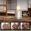Long Lasting Tabletop Fire Stove Stainless Steel Fire Pit for Enhancing Outdoor Camping and Picnics Experience Smokeless