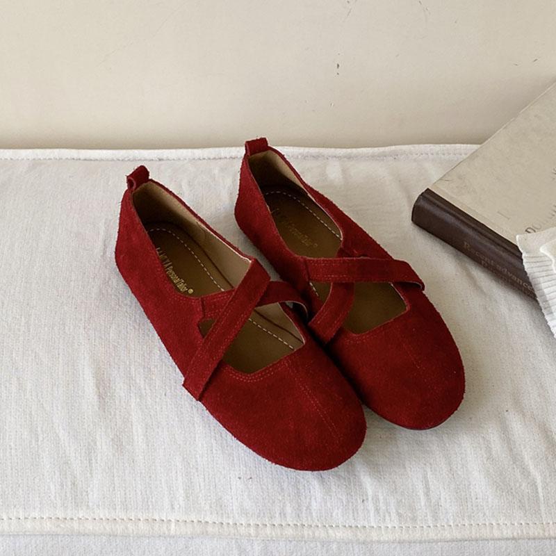 Fashion New Fashion Shallow Ladies Flats With Shoes Casual Soft Female Slip On Footwear Round Toe Women Ballet Flats Shoes