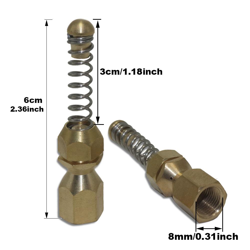 

Водяная мышь с шаровой головкой 1/8 Передняя 1 Задняя 3 Машина для мойки автомобилей Чистящая машина Форсунки высокого давления Промывочные форсунки для труб