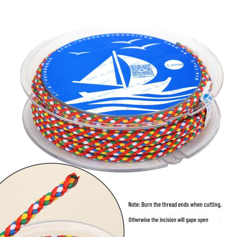 Children's Dragon Boat Festival Five-Color Rope Bracelet & Necklace DIY Kit