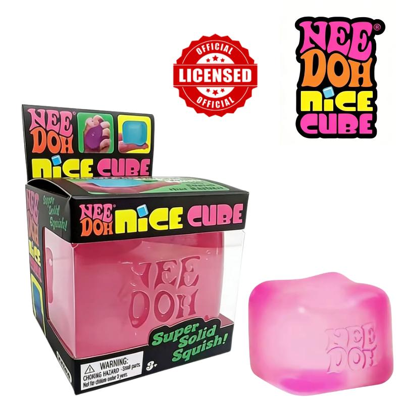 2026 New NeeDoh Fidget Toy Nice Cube Squishy Squeeze Jellyfish Cube Surprise Stress Relief Squeeze Party Gift