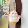 Cute Little Painter Penguin Plush Keychain Stuffed Doll Keyring Bag Pendant Backpack Hanging Decoration Christmas Gifts