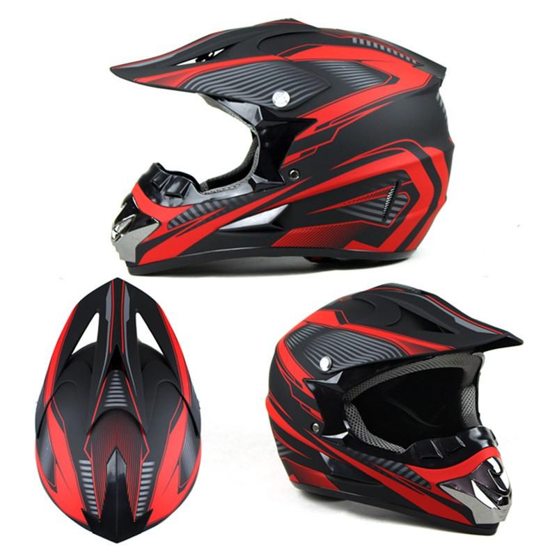 Full Face Motorcycle Helmet Off-Road Dirt Bike ATV Trail Riding Adult Unisex ABS Safety Gear S M L XL