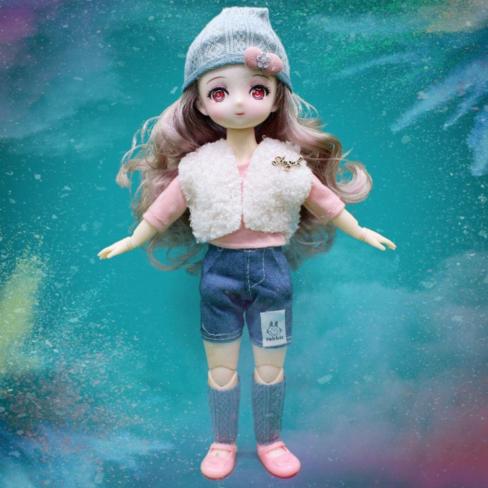 with Clothes 32cm Bjd Doll Spherical Joint Hinged Doll Mini Dolls 1/6 Bjd Dolls  Girls Gifts