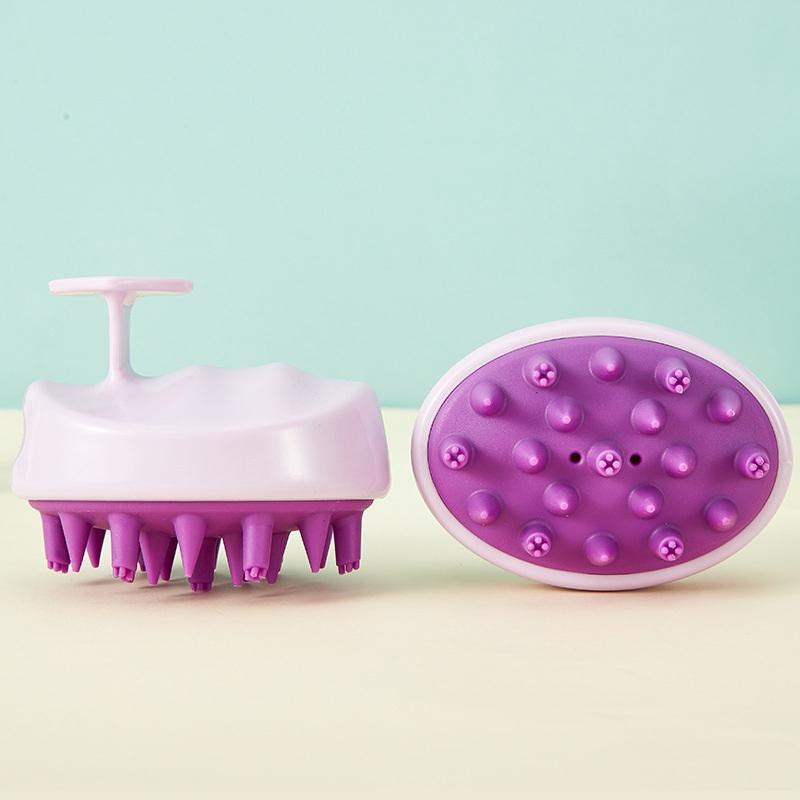 Shampoo Brush Head Scalp Massage Comb With Handle Hair Washing Comb Body Massage Brush Bath Shower Brush Salon Hairdressing Tool