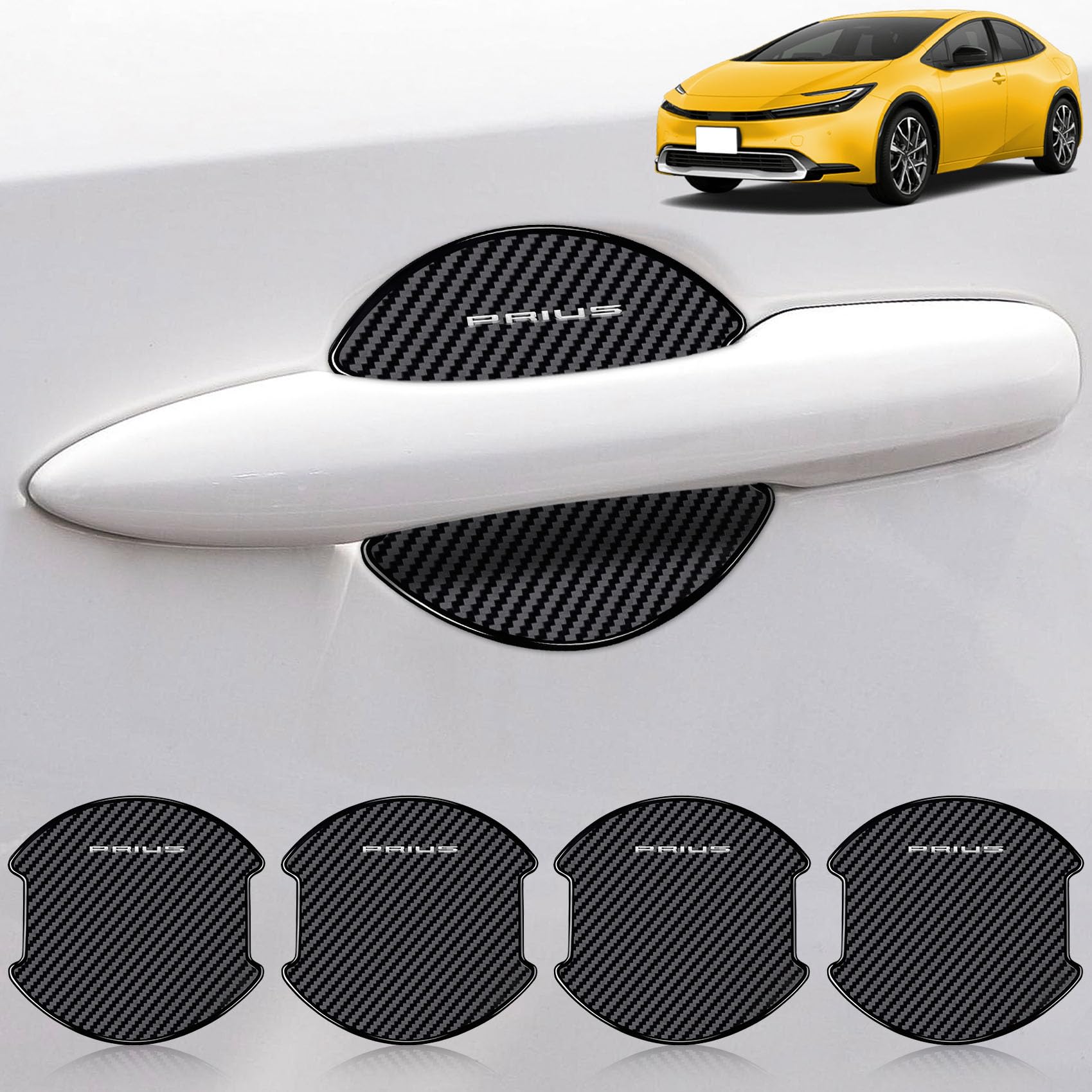 SUVVNE Защита дверной ручки, Для Prius 60 серии, Для автомобилей, Карбон, Накладка на дверную ручку, Защита,