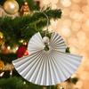 Paper Honeycomb Christmas Tree Ornaments Decorative Home Furnishing Reusable Decor Hanging