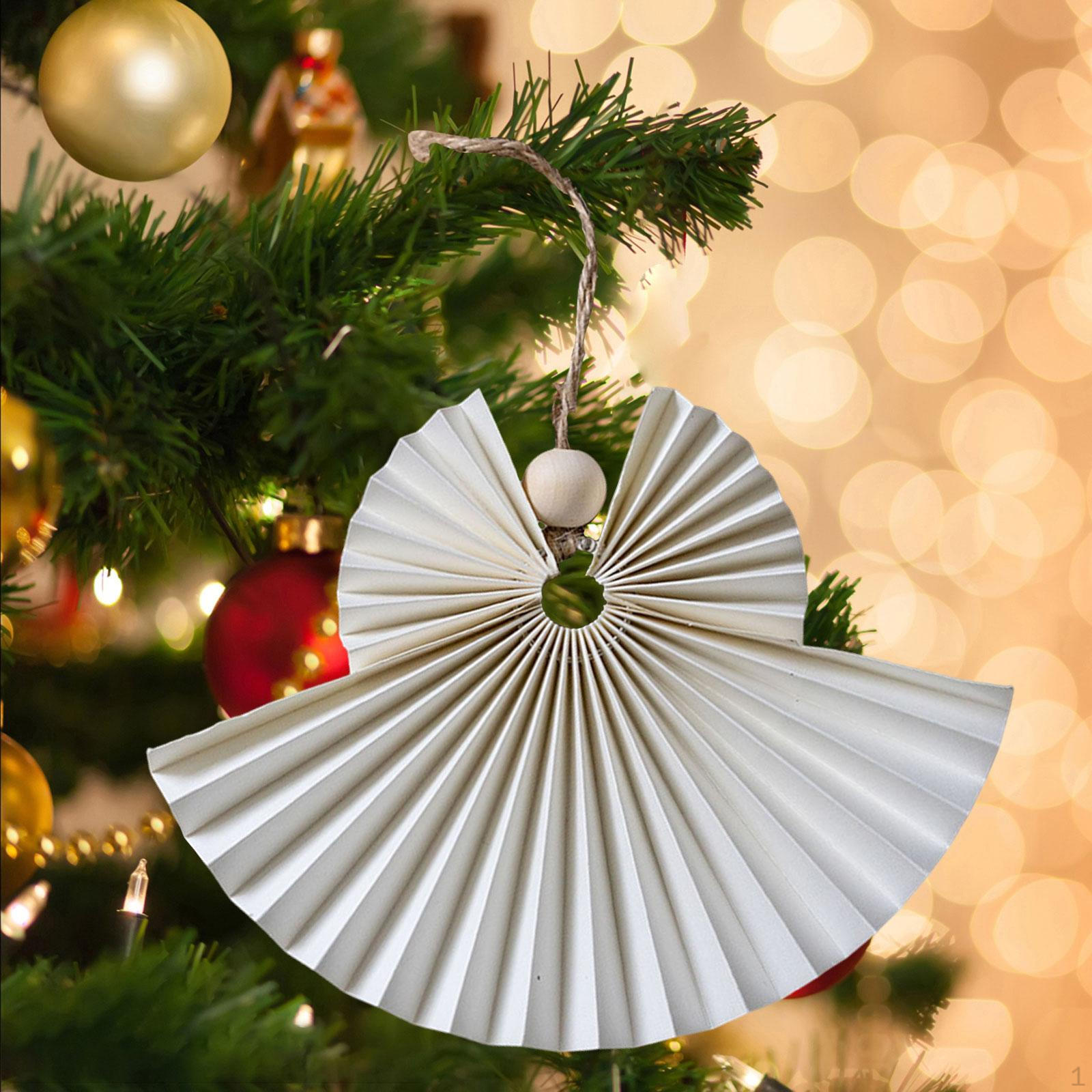 

Paper Honeycomb Christmas Tree Ornaments Decorative Home Furnishing Reusable Decor Hanging