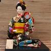 Beautifully 12Inch Kimono Toy Figurines Optional Cloth Statue for Japanese Culture Enthusiasts and Collectors