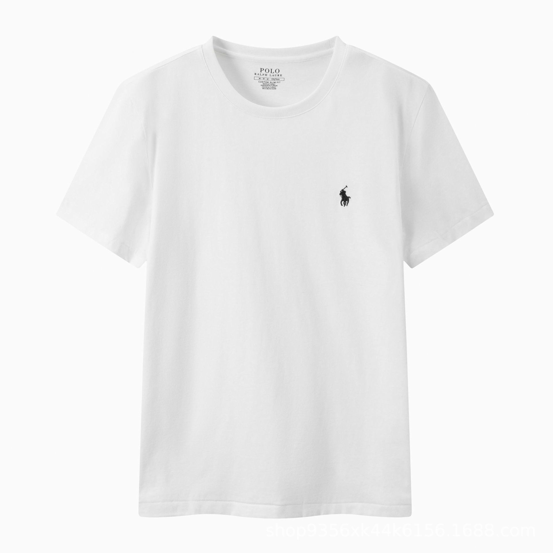 

Summer New Hot-Selling Round Neck Short-Sleeved Men S Pony Pure Cotton T-Shirt Embroidered Horse Standard Casual Fashion Bottoming Shirt 2XL