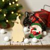 9Pcs Wooden Christmas Tree Hanging Decorations Handmade Elf Gnome Doll Ornaments Xmas Tree Home Holiday Decor