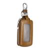 Estojo para Chaveiro Cáqui Couro Compatível com RFID Porta-Chaves Inteligente com Gancho de Metal Argola de Chaveiro Bolsa com Zíper para Chaveiro Remo Conkey Cáqui [uxcell]