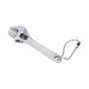 Keychain Wrench Steel Galvanized Adjustable Portable Professional High Hardness Mini Spanner for Industrial Home