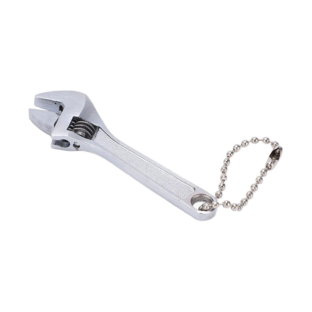 Keychain Wrench Steel Galvanized Adjustable Portable Professional High Hardness Mini Spanner for Industrial Home