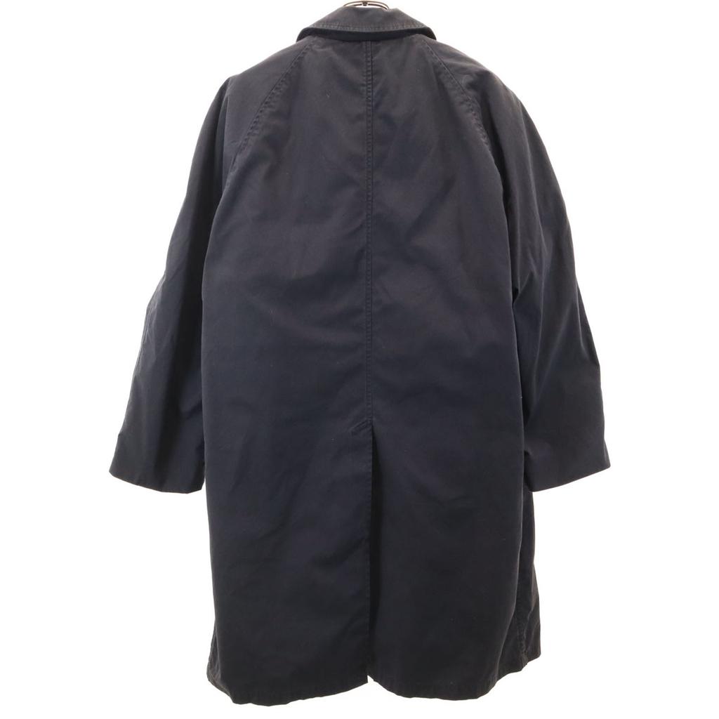 US NAVY 80s DLA Vintage All-Weather Coat Stainless color Long coat liner Men's Used