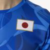 Mizuno Support T-Shirt with JAPAN Logo, Player-Inspired, Unisex, Kids' Sizes Available, MUGEN GRAPHIC 32MABPC1, Directoire Blue, Size 140