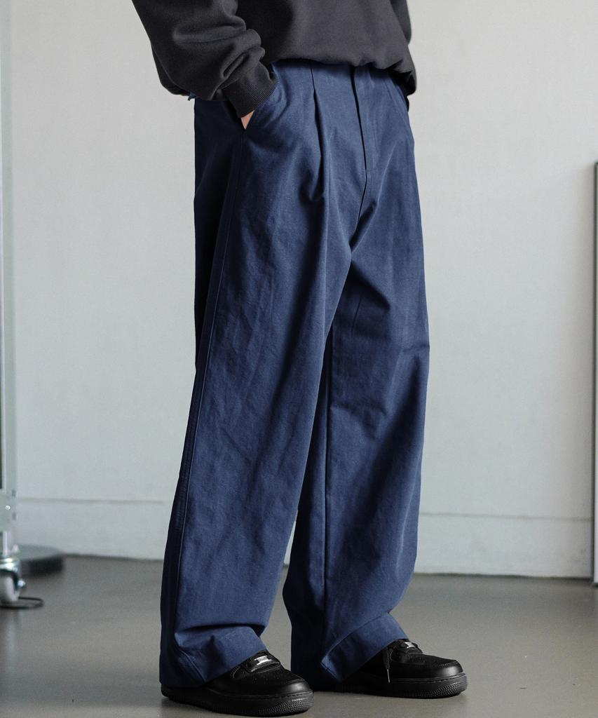 EZKATON Work Shell Fiber Pants Vintage Blue Julp6916