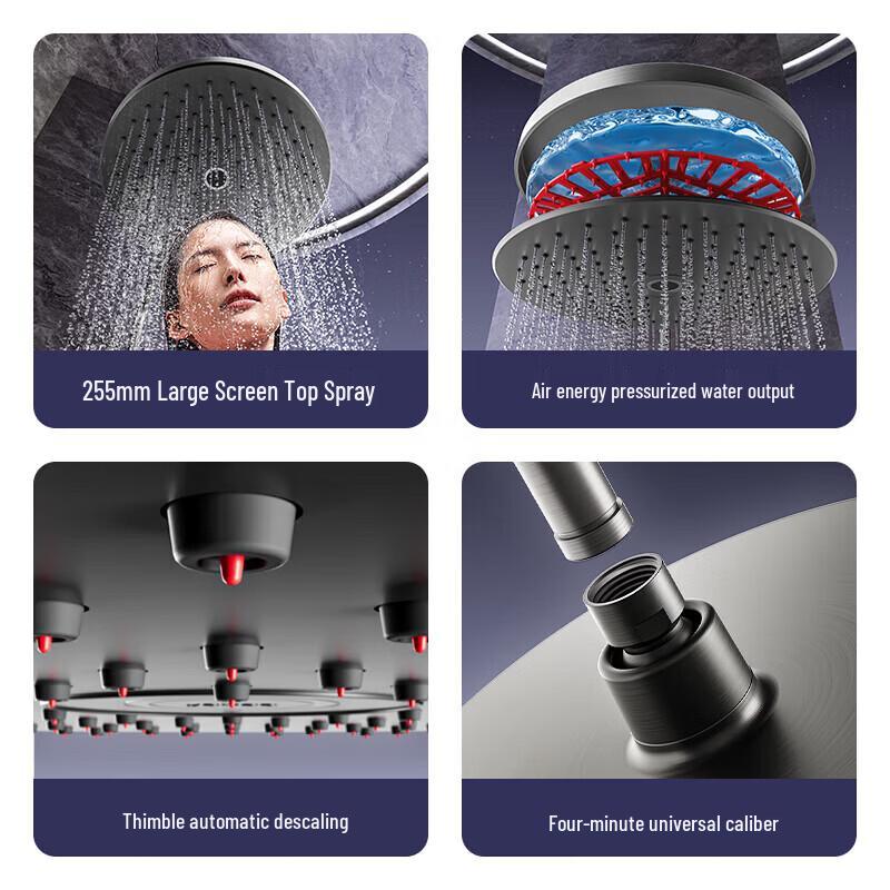 Jomoo Automatic Descaling Pressurized Shower Head