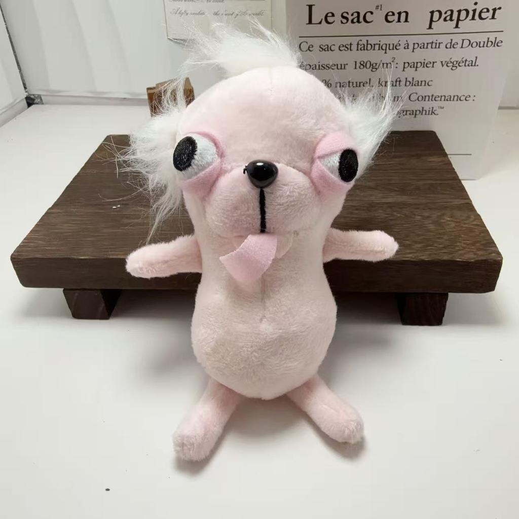 Funny Chihuahua Plush Toy Keychain Puppy Pet Stuffed Chihuahua Doll Weird Cute Realistic Plush Chihuahua Party Birthday Gift