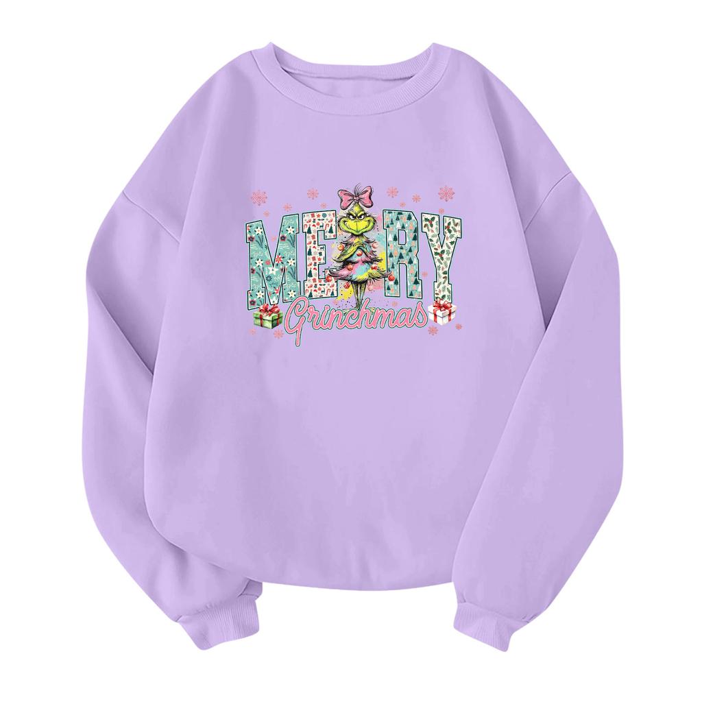 Children's Fashionable Lightweight Long-sleeved Round Neck Pullover With Pockets Printed Pullover