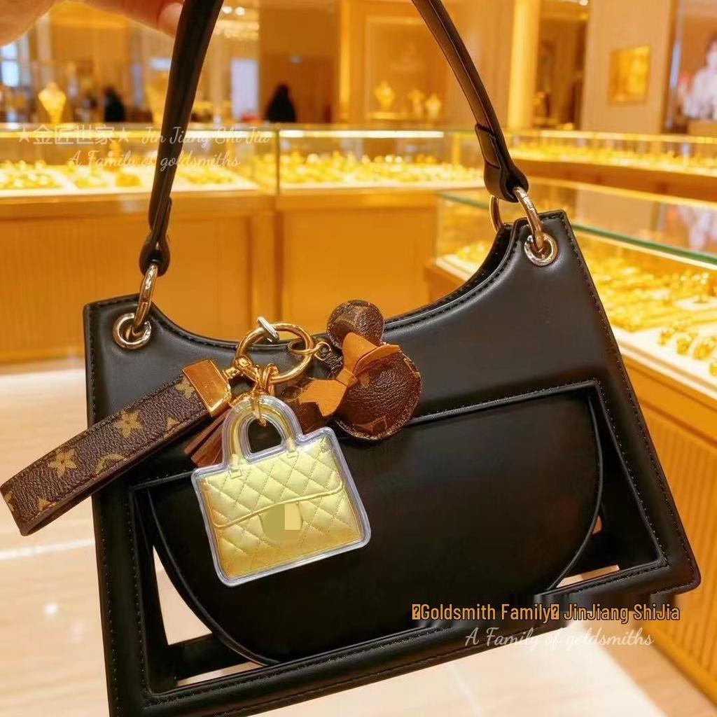 999 Fine Gold Pegasus Keychain Pendant - Princess Style Gift