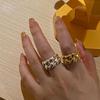 925 Sterling Silver Heart Thick Adjustable Rings For Women Luxury Quality Jewelry Accessories Wholesale Jewellery Money 925
