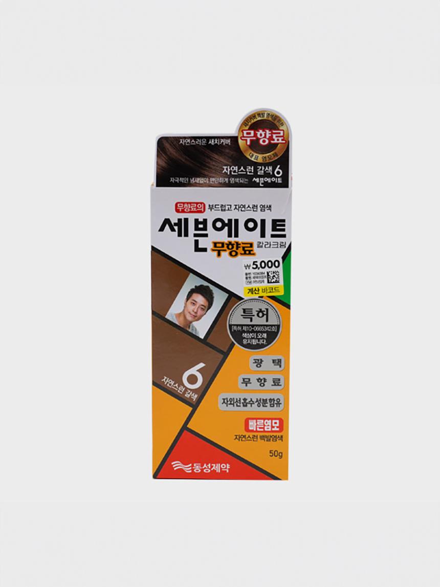 Seven Eight Natural Brown Permanent Hair Colorant 1ea