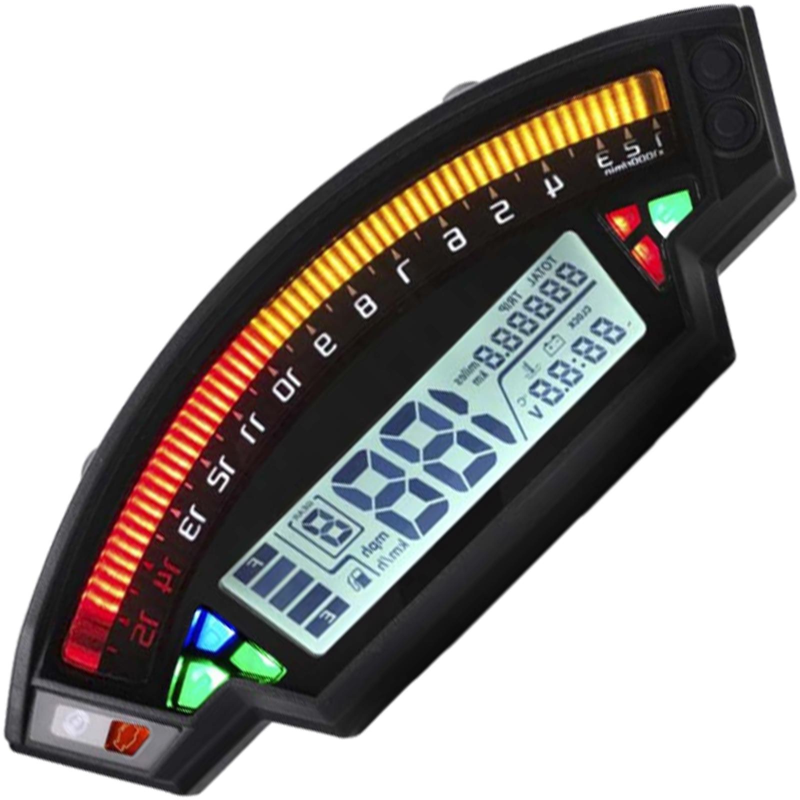 

6 Gear Speed Gauge Meter Fuel Indicator for 2012-2017 Motorcycle Digital Tachometer Replacement Speedometer Odometer 1