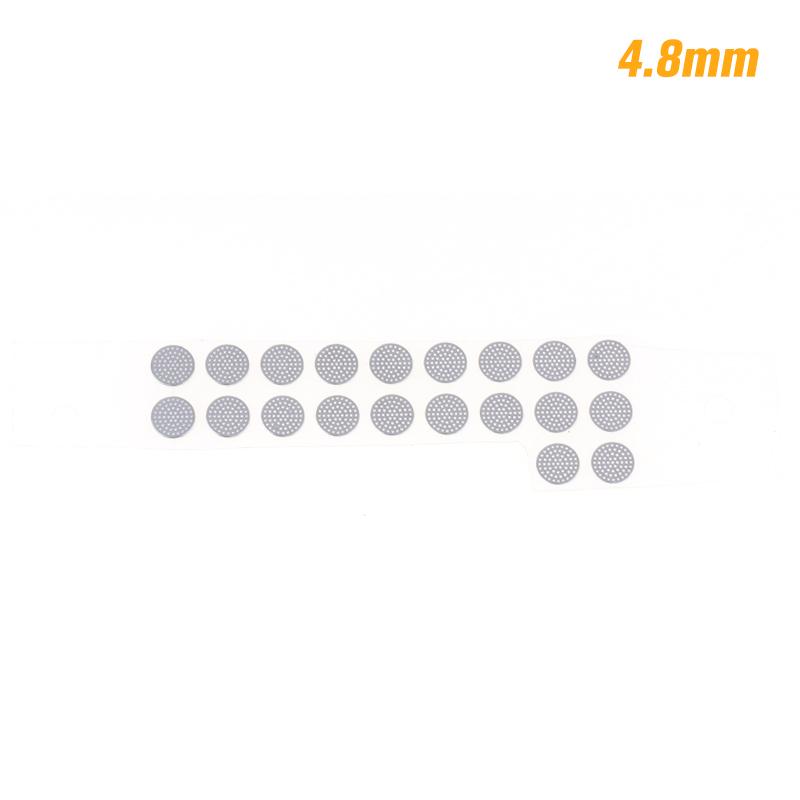 

20 шт. Фильтр для наушников-вкладышей Пылезащитная сетка из стали с клеем 4.8mm