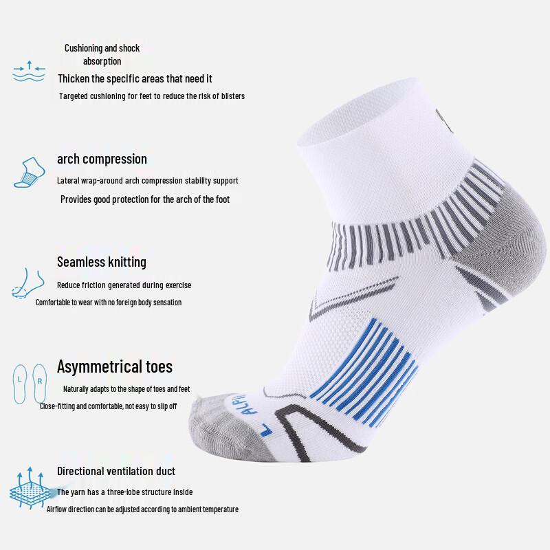 ALPINT MOUNTAIN CoolMax Men's Professional Running Socks