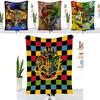 Harry Potter Polyester Fleece Blanket With Cartoon Anime Prints For Home Use And Gift