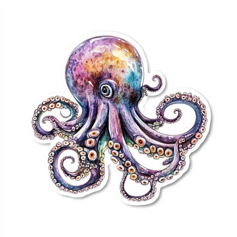 Octopus Tentacle Car Sticker Vinyl Decal Waterproof Rear Window Motorcycle Camper Bumper Truck Laptop Decoration Y210