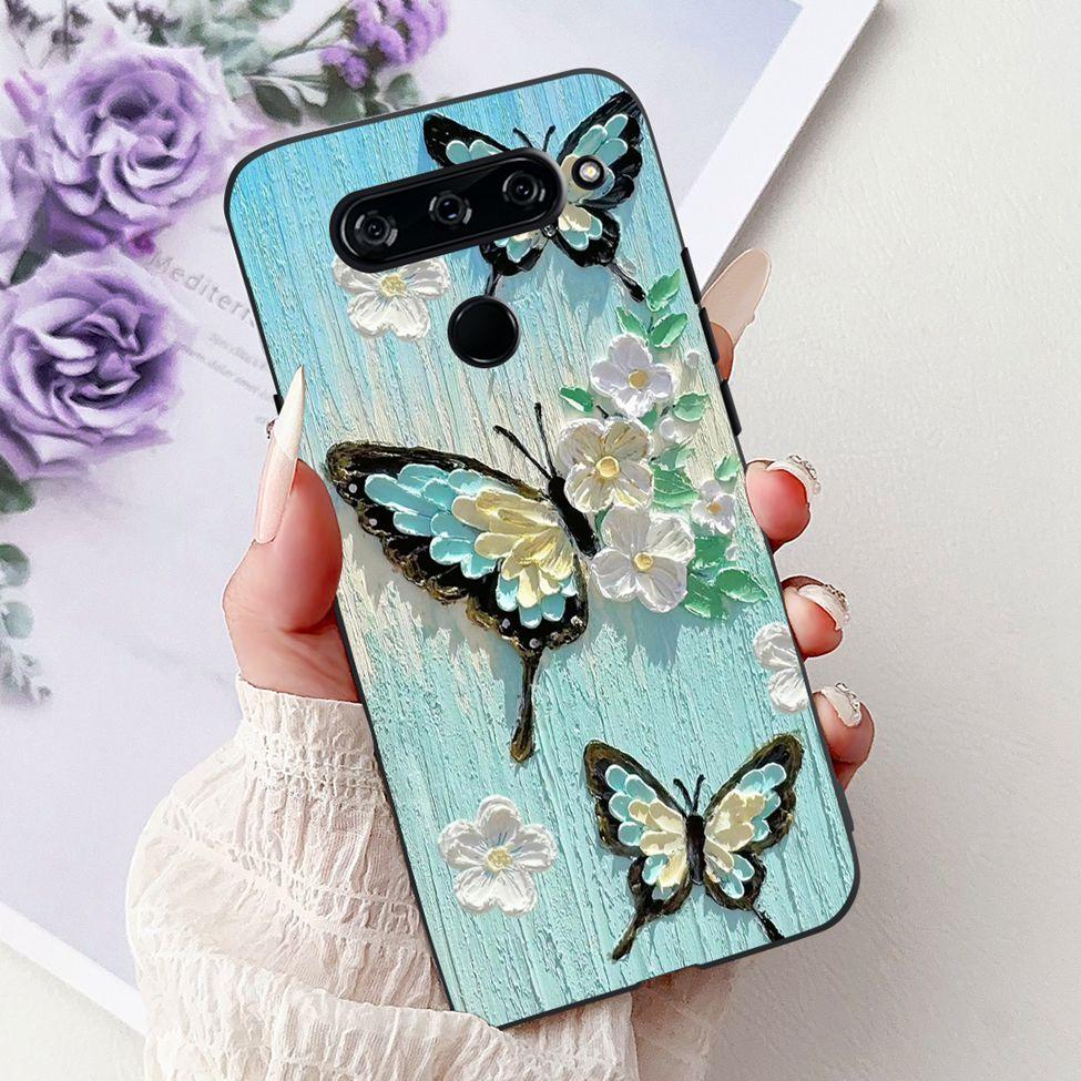 Funda For LG V40 ThinQ Case Cover Silicone Luxury Fashion Cute Cat Cool Shockproof Bumper Casing For LG V405 LM-V405 LM-V409N