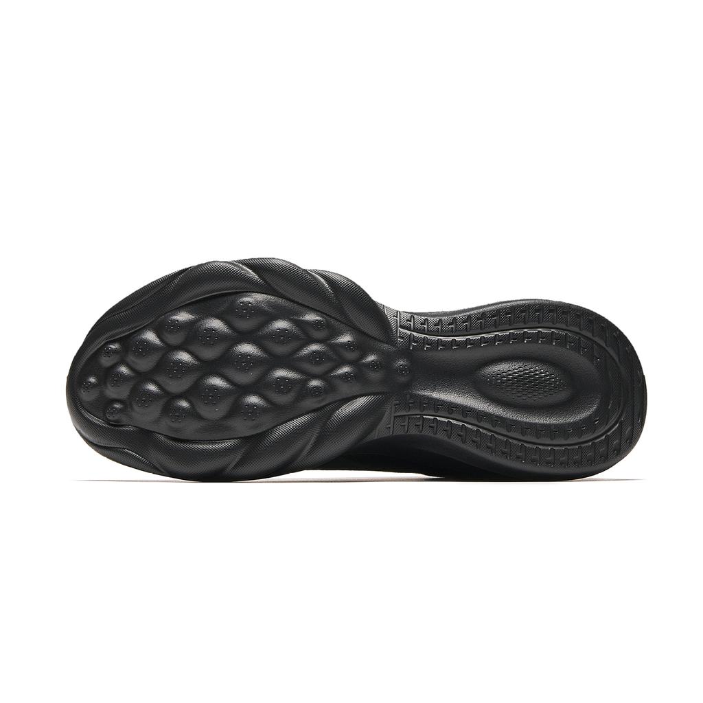 Anta Mianmian Dan Sports Comfortable Fabric Rubber Shock Absorbing Wear Resistant Low Top Casual Running Shoes Women sneakers Basic-Black 922635501-5