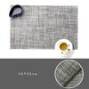 PVC Placemat Washable Dining Table Mats for Dining Table Cafe Anti-slip Hot Placemats Bowl Insulation Pad Cup Mat Table Coasters
