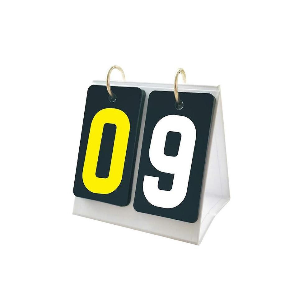 Placar de Mesa Flipper 2 Dígitos Placar Multiesportivo para Jogos de Equipe de Tênis